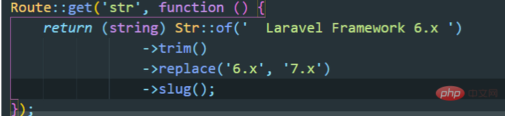 关于Laravel7便捷的字符串操作